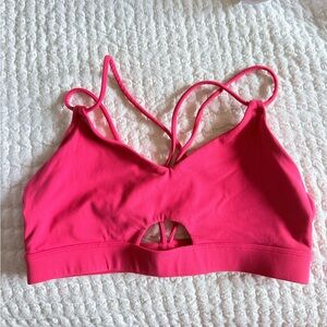 Vibrant Pink Strappy Women's Bra